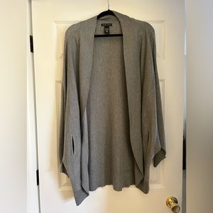 New York & Company gray cardigan/cape; 100% Acrylic; Size XL; new without tags